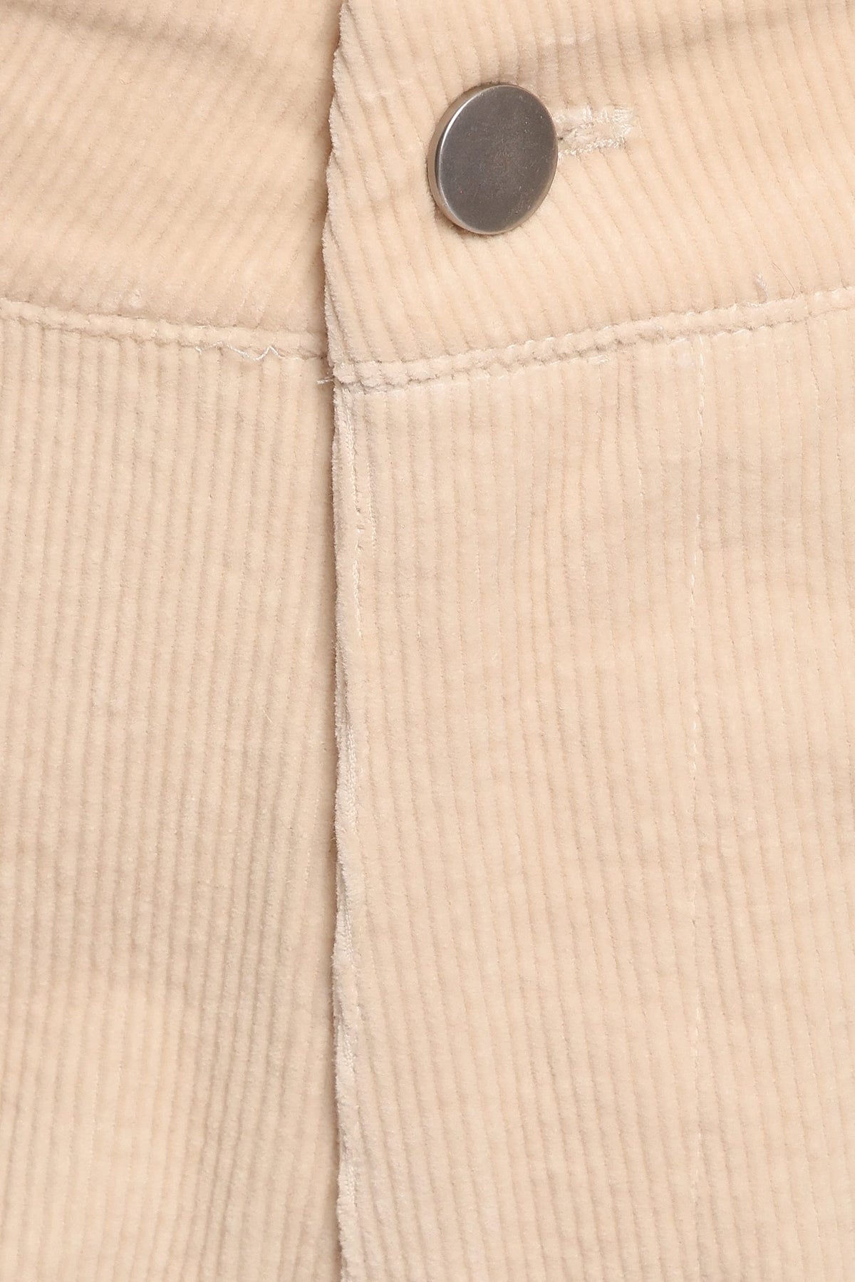 BOTTOMS Kendall Straight Leg Jeans - Cream Corduroy