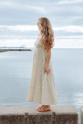 DRESSES Brea Maxi Dress - Green Stripe