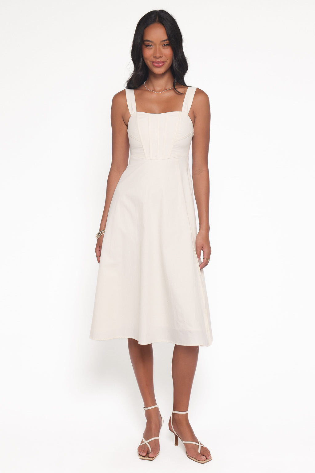 DRESSES Cosima Midi Dress - Cream