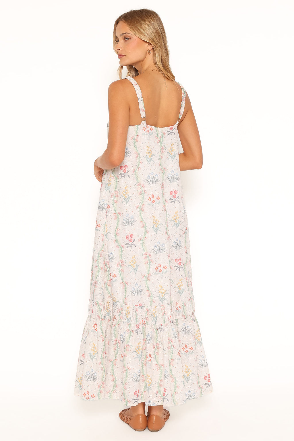 DRESSES Evaline Maxi Dress - White Floral