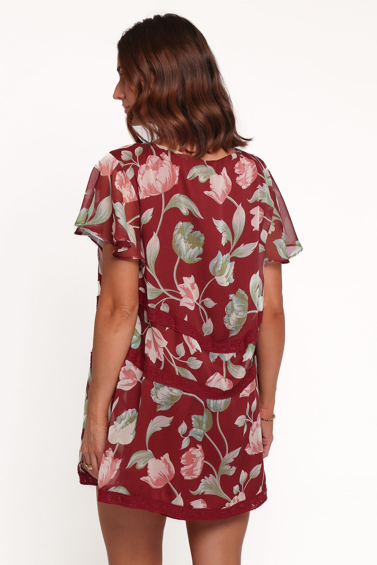 DRESSES Java Mini Dress - Red Tulip Floral