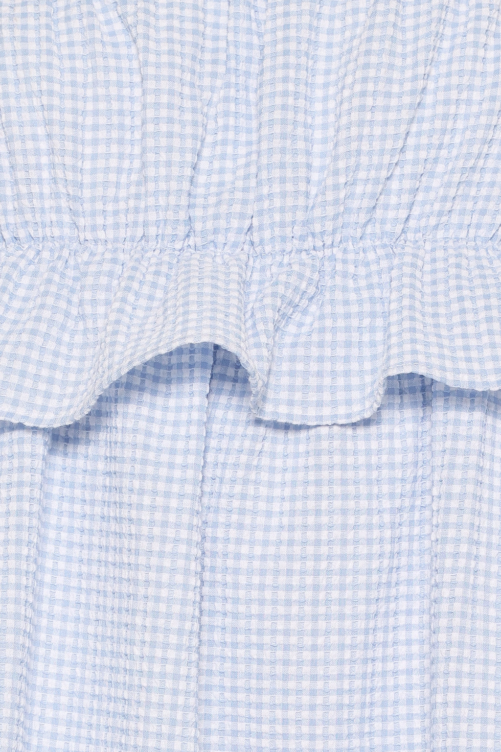 DRESSES Keonia Mini Dress - Baby Blue Gingham