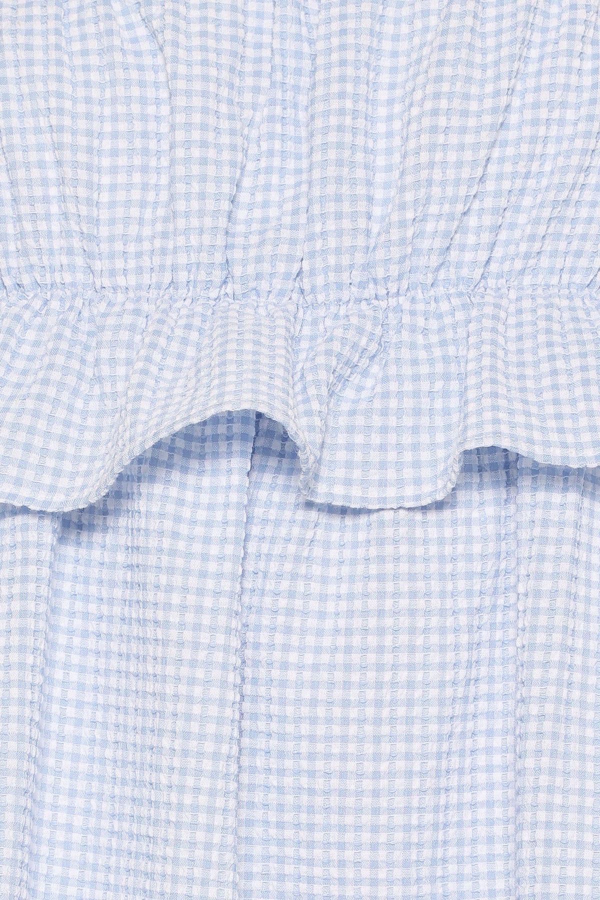 DRESSES Keonia Mini Dress - Baby Blue Gingham