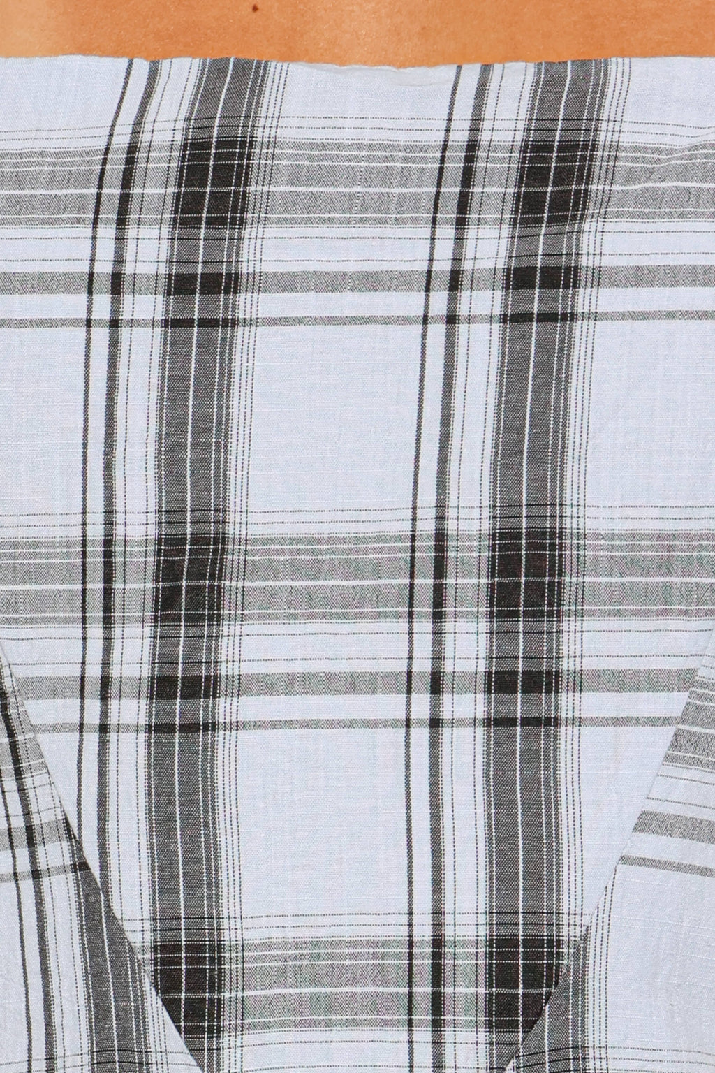 DRESSES Kepler Mini Dress - Icy Blue Plaid