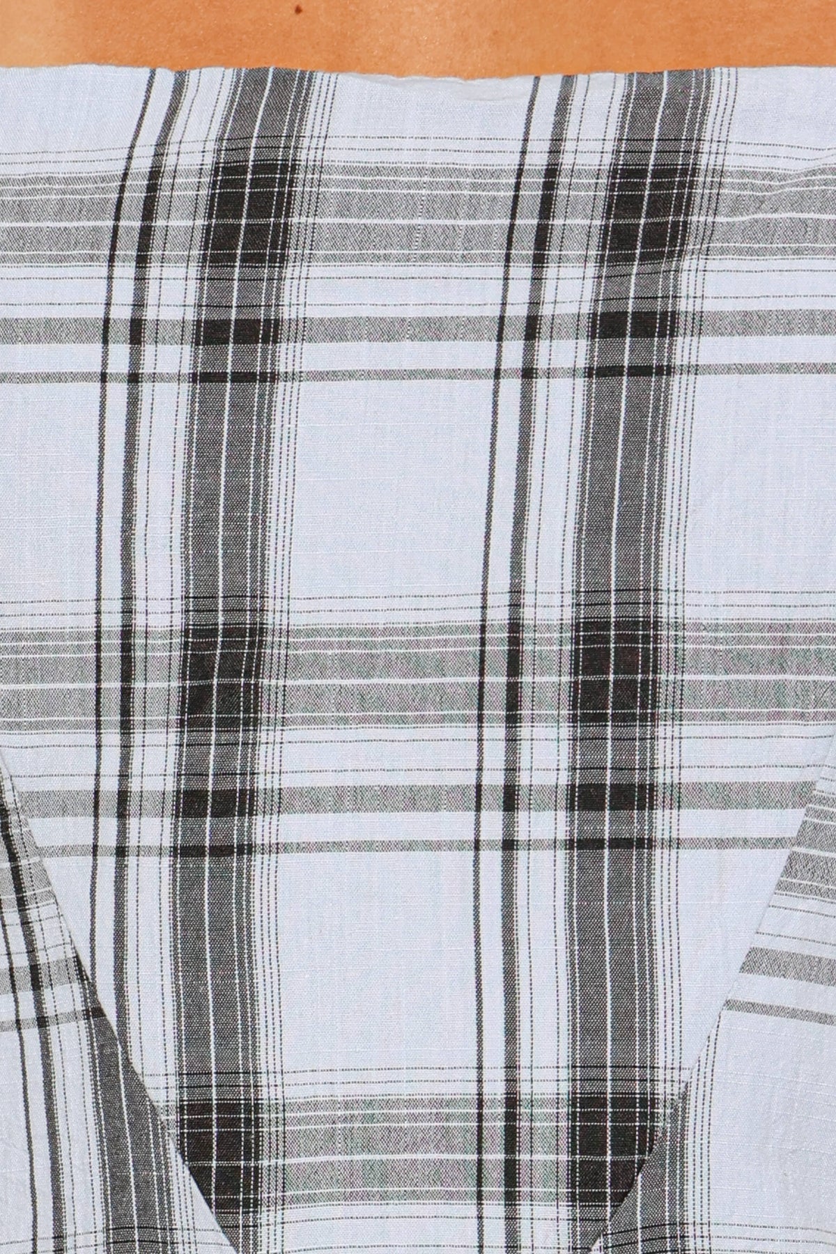 DRESSES Kepler Mini Dress - Icy Blue Plaid