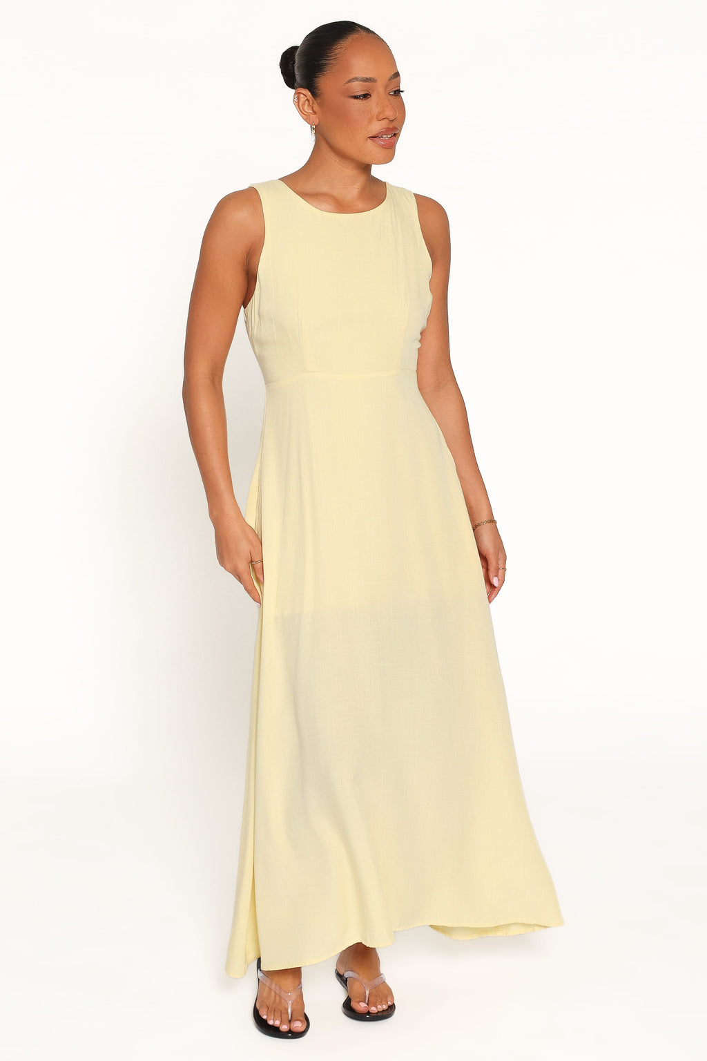 DRESSES Kerrin Midi Dress - Butter Yellow