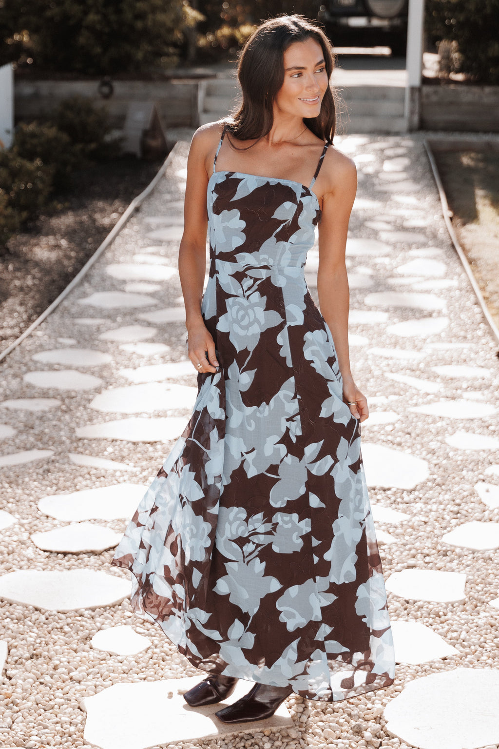 DRESSES Nadeline Maxi Dress - Floral Burnout