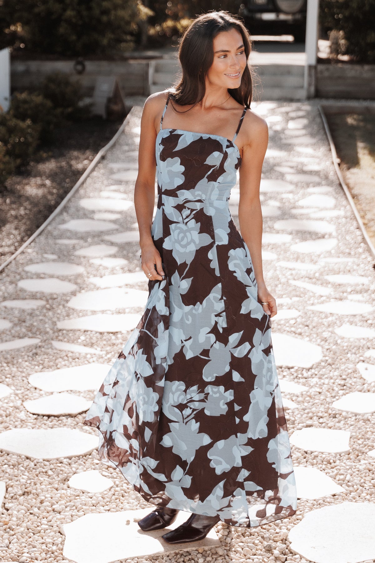 DRESSES Nadeline Maxi Dress - Floral Burnout