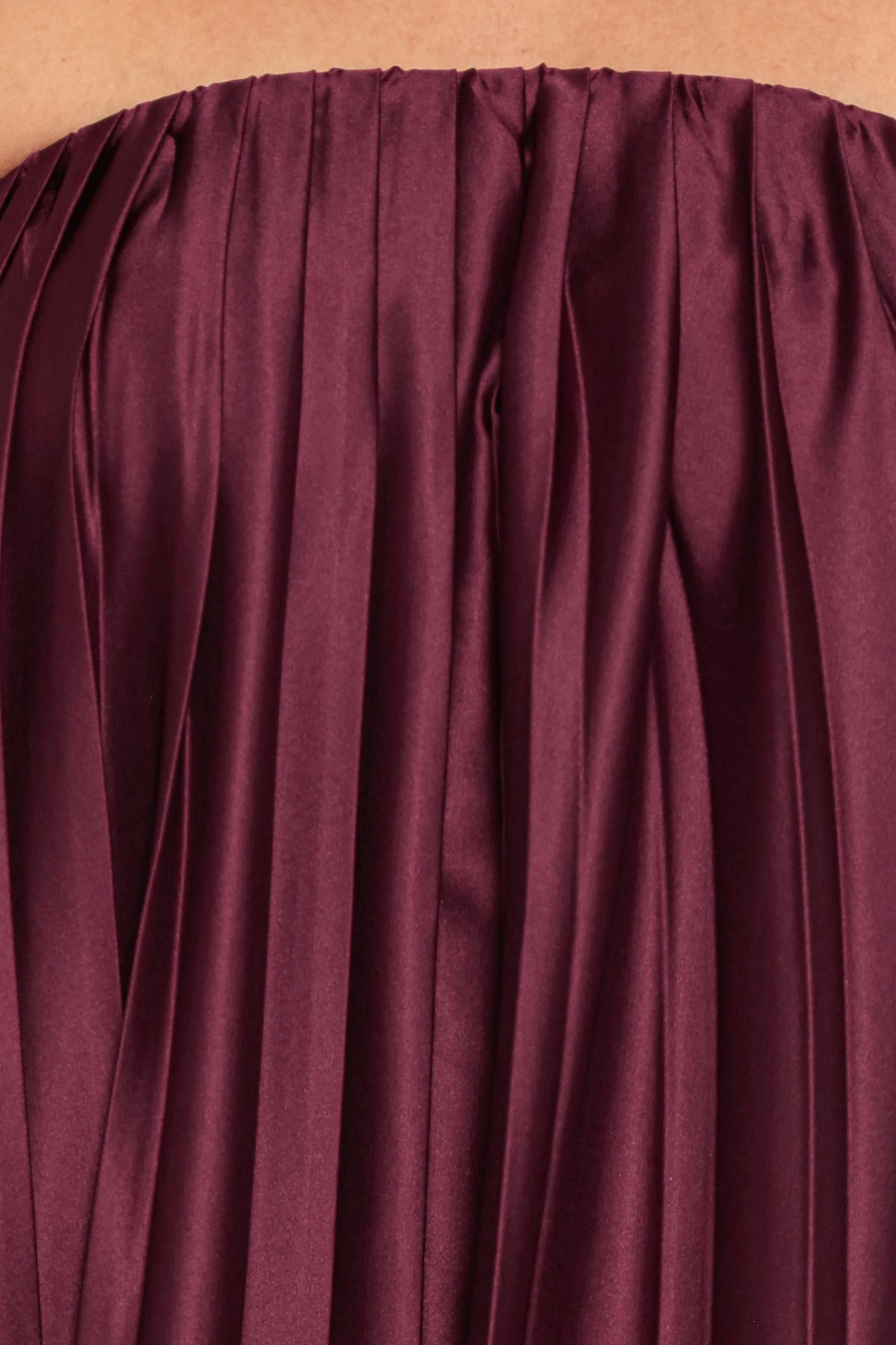 DRESSES Nalania Strapless Maxi Dress - Sangria Red