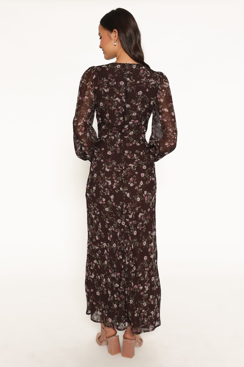 DRESSES Rosalyn Maxi Dress - Brown Lilac Floral