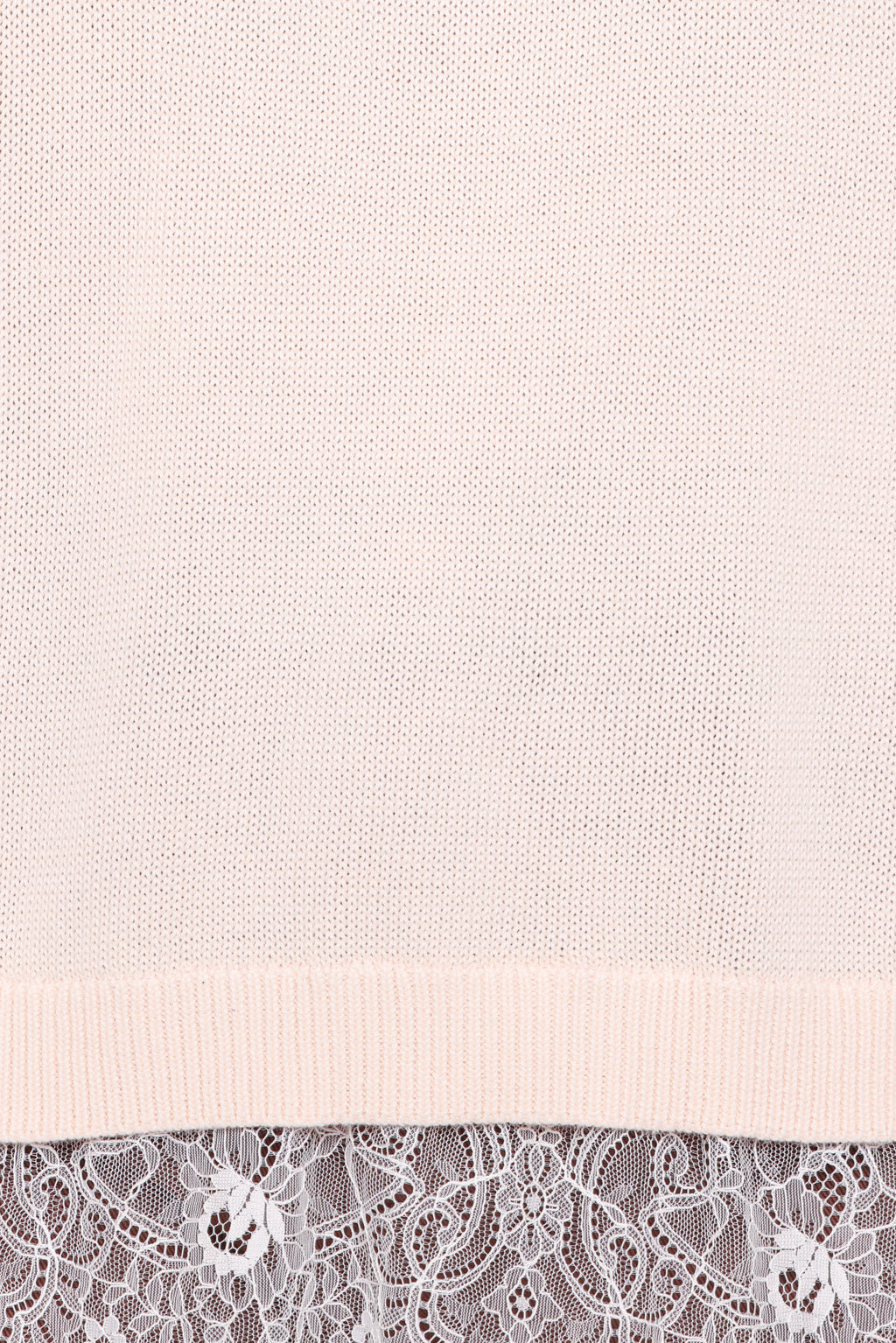 KNITWEAR Mabel Lace Trim Sweater - Cream White