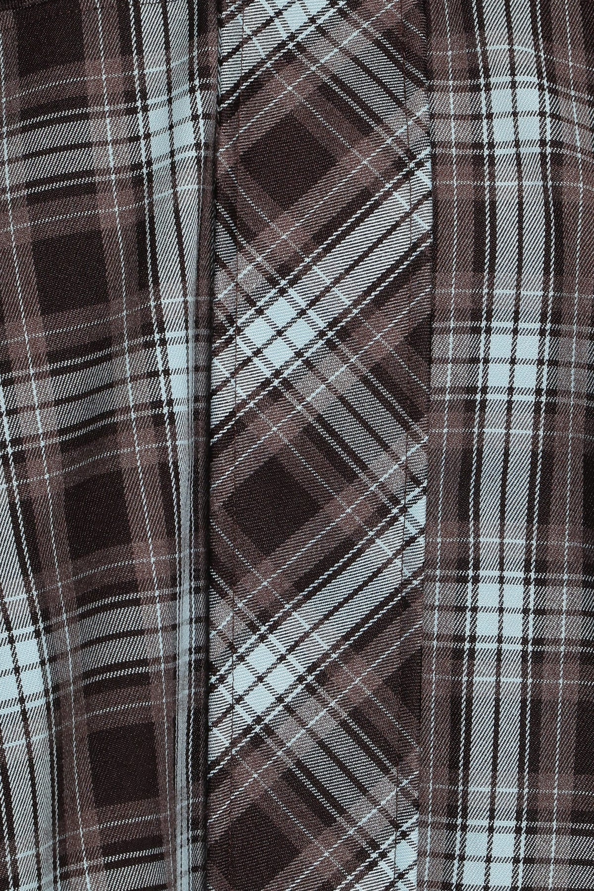 OUTERWEAR Bindy Bomber - Choc/Blue Plaid