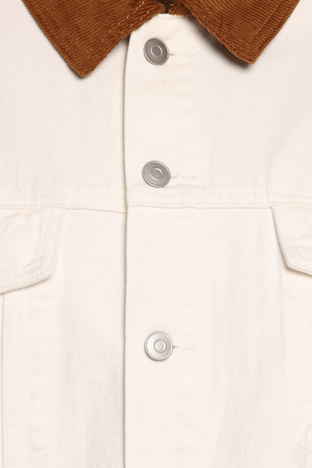 OUTERWEAR Larosa Denim Jacket - Ivory