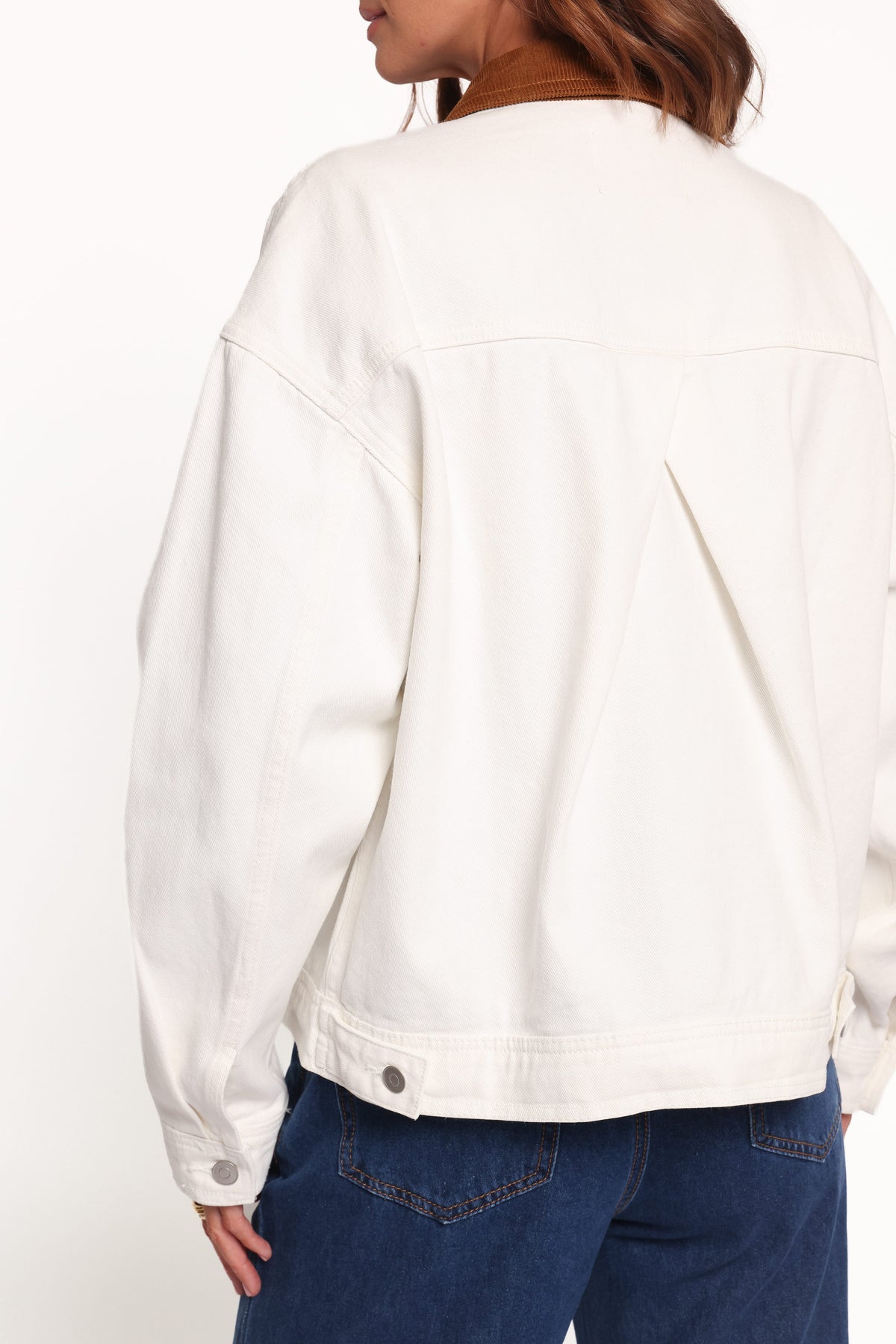 OUTERWEAR Larosa Denim Jacket - Ivory