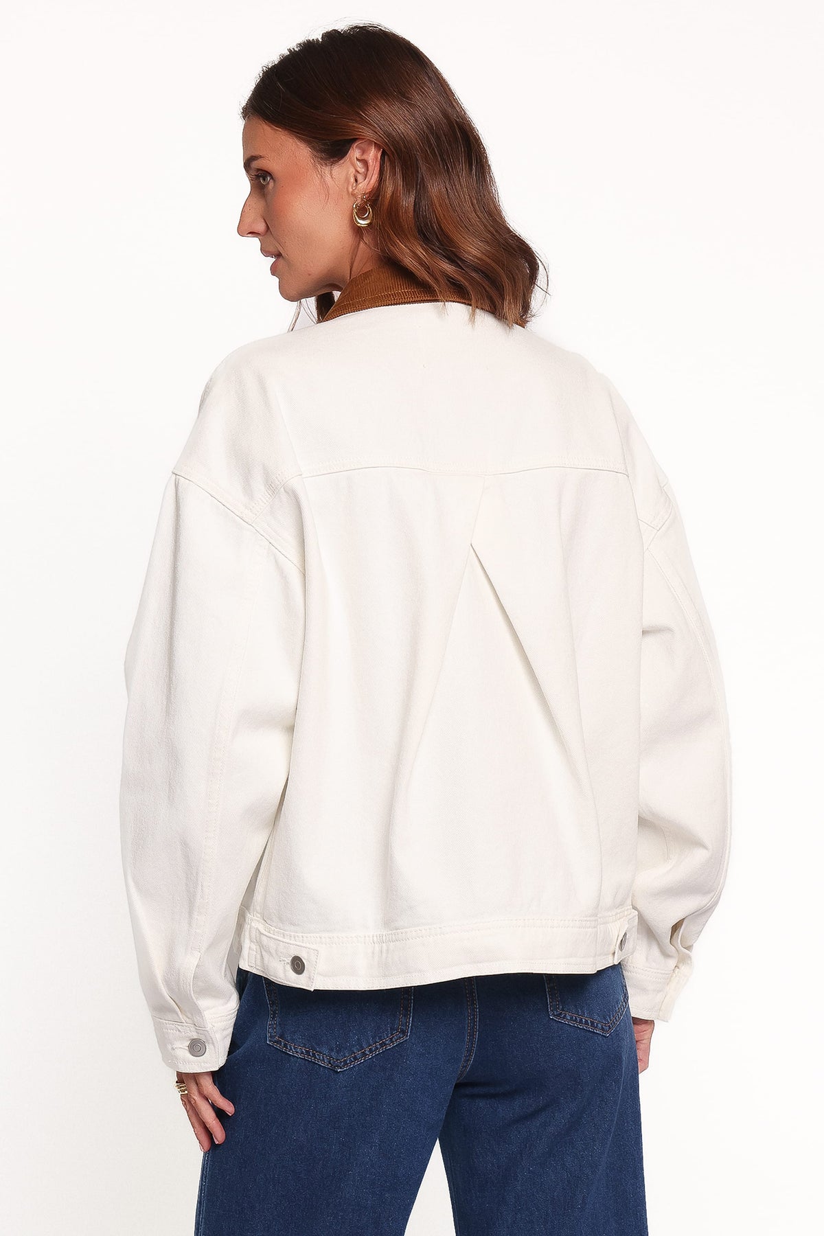 OUTERWEAR Larosa Denim Jacket - Ivory
