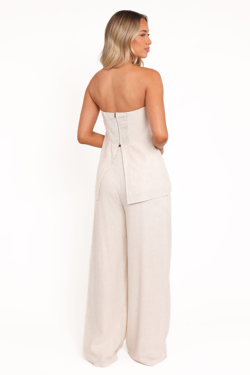 Petal and Pup USA BOTTOMS Arles Wide Leg Pants - Oatmeal