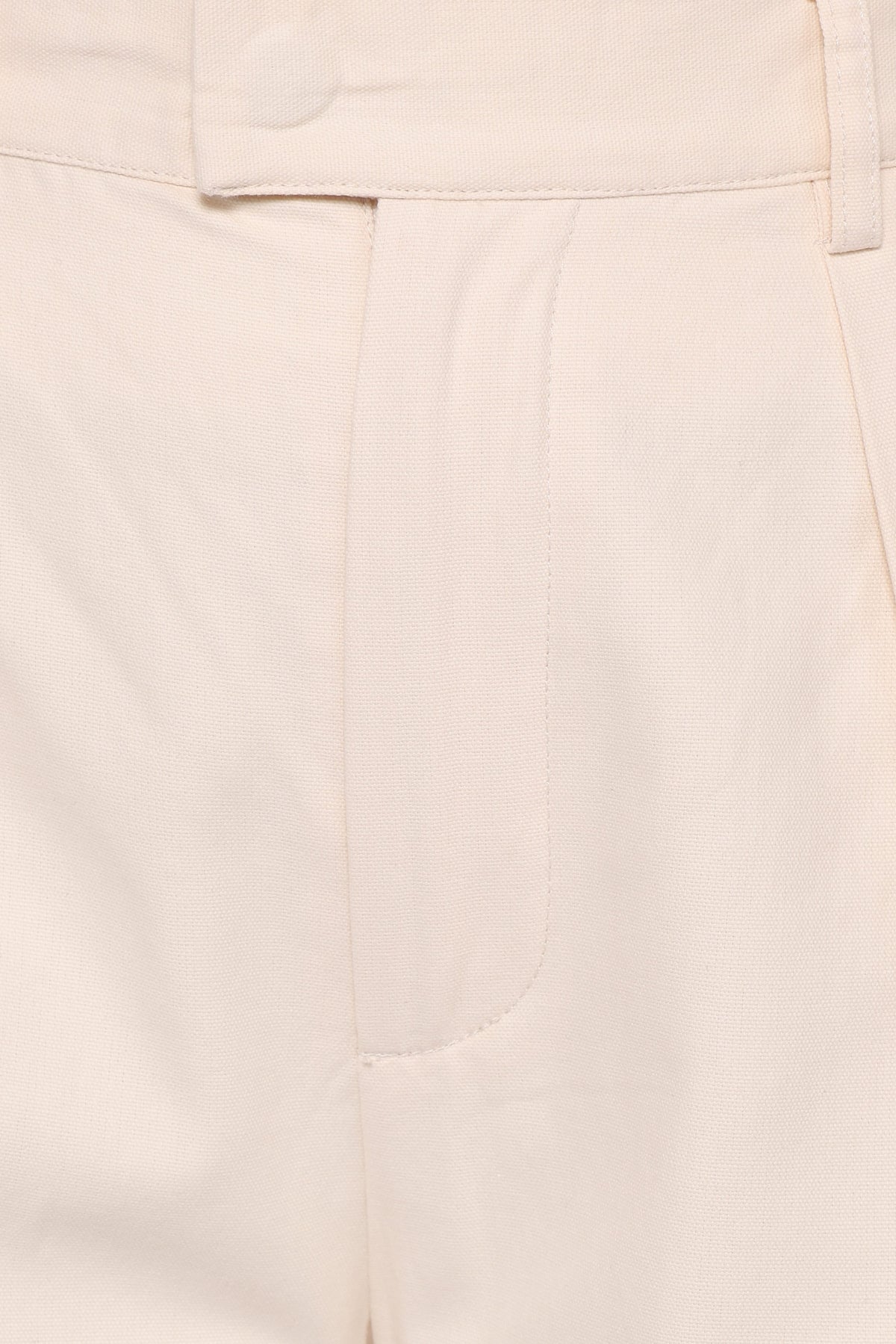 Petal and Pup USA BOTTOMS Asher Tie Detail Tapered Leg Pants - Cream