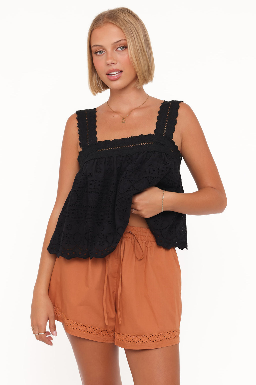 Petal and Pup USA BOTTOMS Austin Short - Mocha