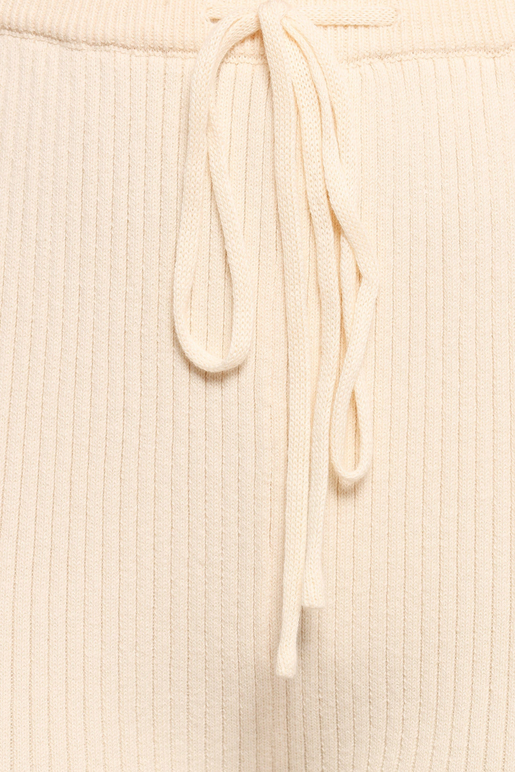 Petal and Pup USA BOTTOMS Beeba Ribbed Knit Pants - Cream