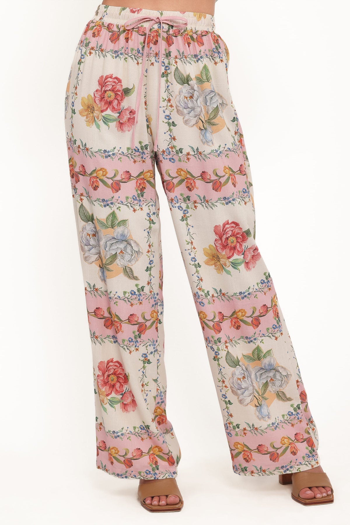 Petal and Pup USA BOTTOMS Cascais Pants - Rose Tile