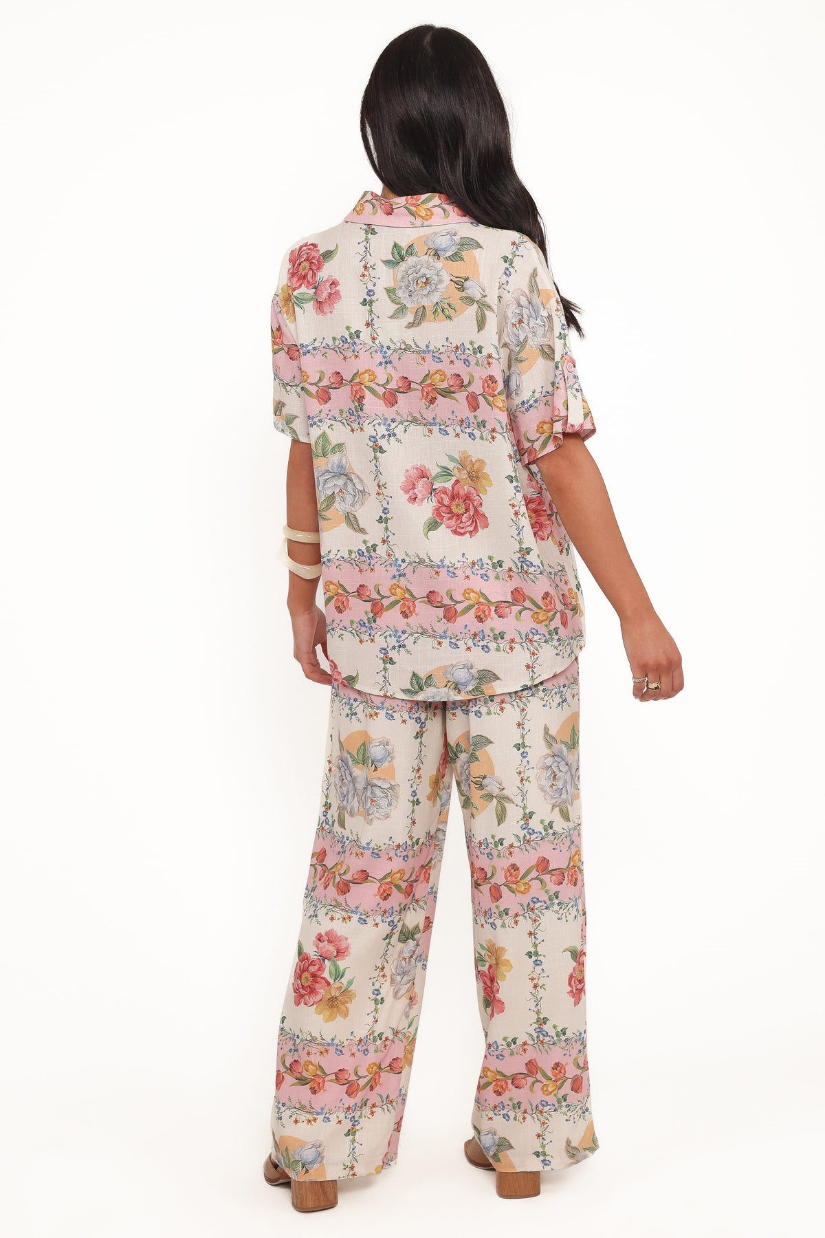 Petal and Pup USA BOTTOMS Cascais Pants - Rose Tile