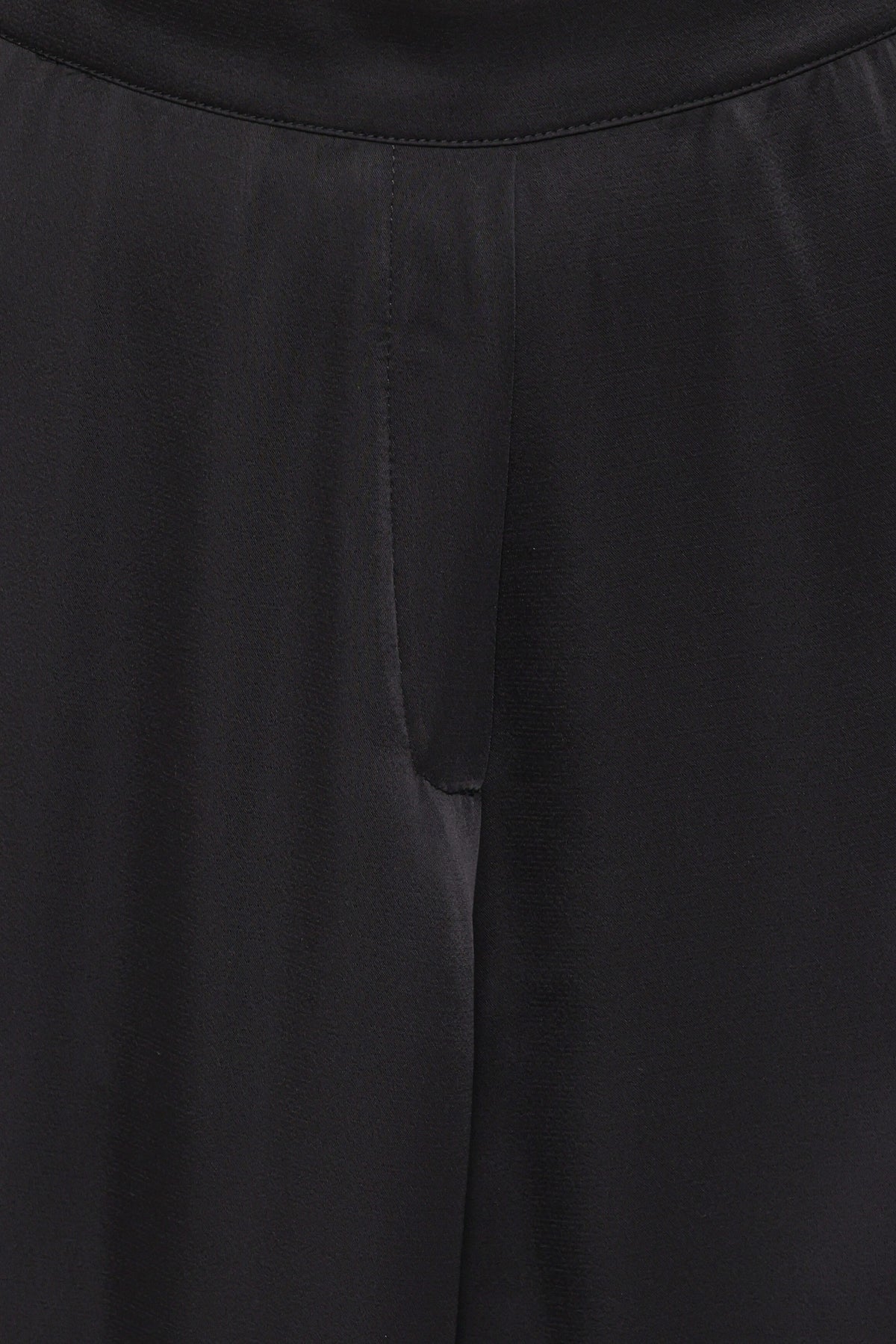 Petal and Pup USA BOTTOMS Clara Wide Leg Tailored Pant - Black