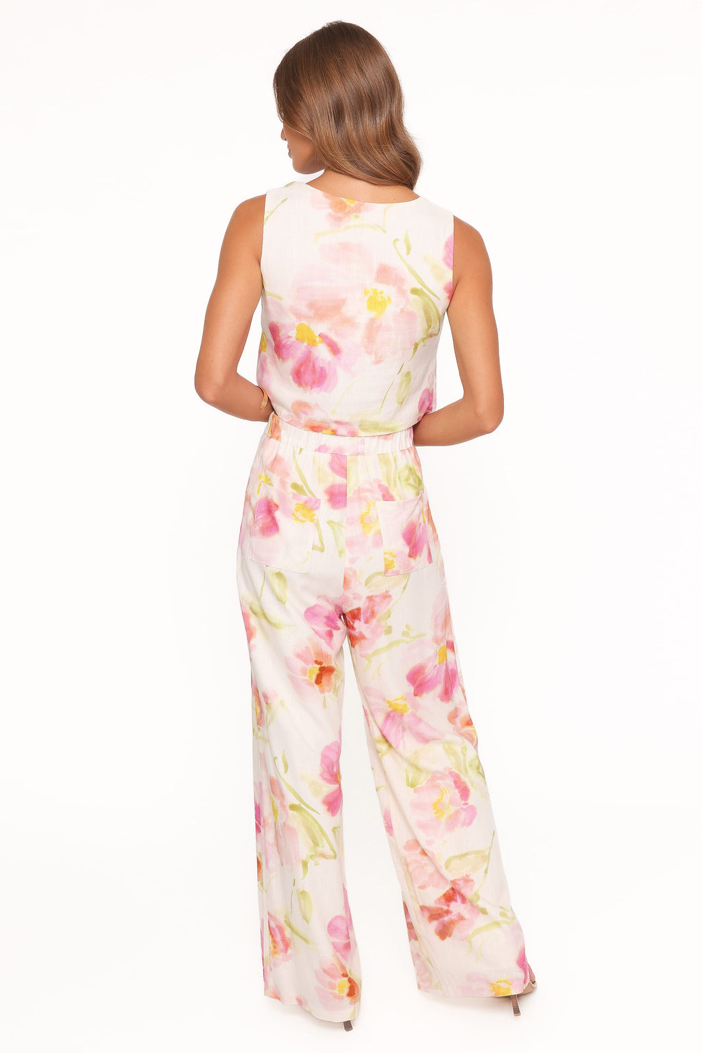 Petal and Pup USA BOTTOMS Devlin Pant - Pink Garden Floral