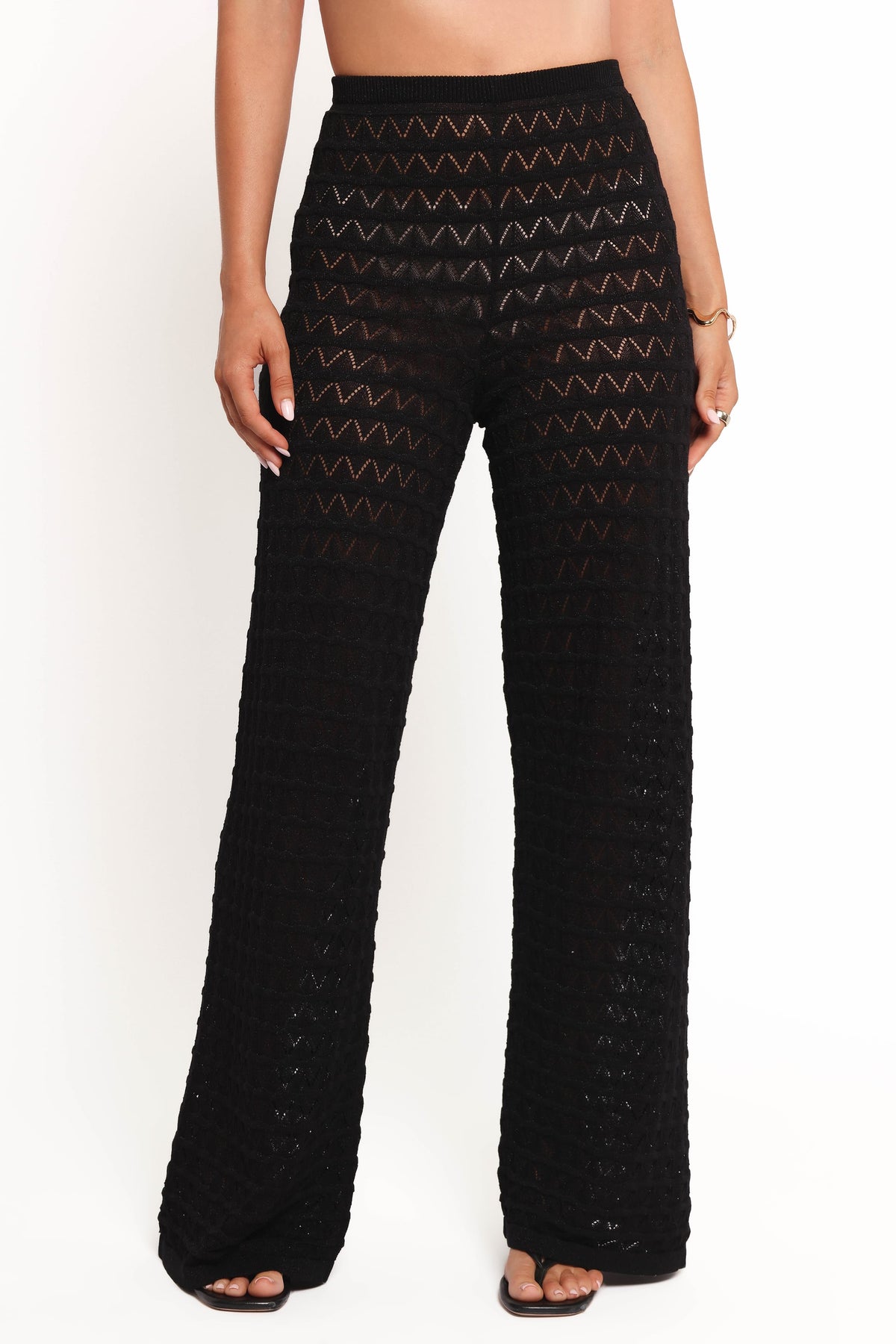 Petal and Pup USA BOTTOMS Fiore Pants - Black