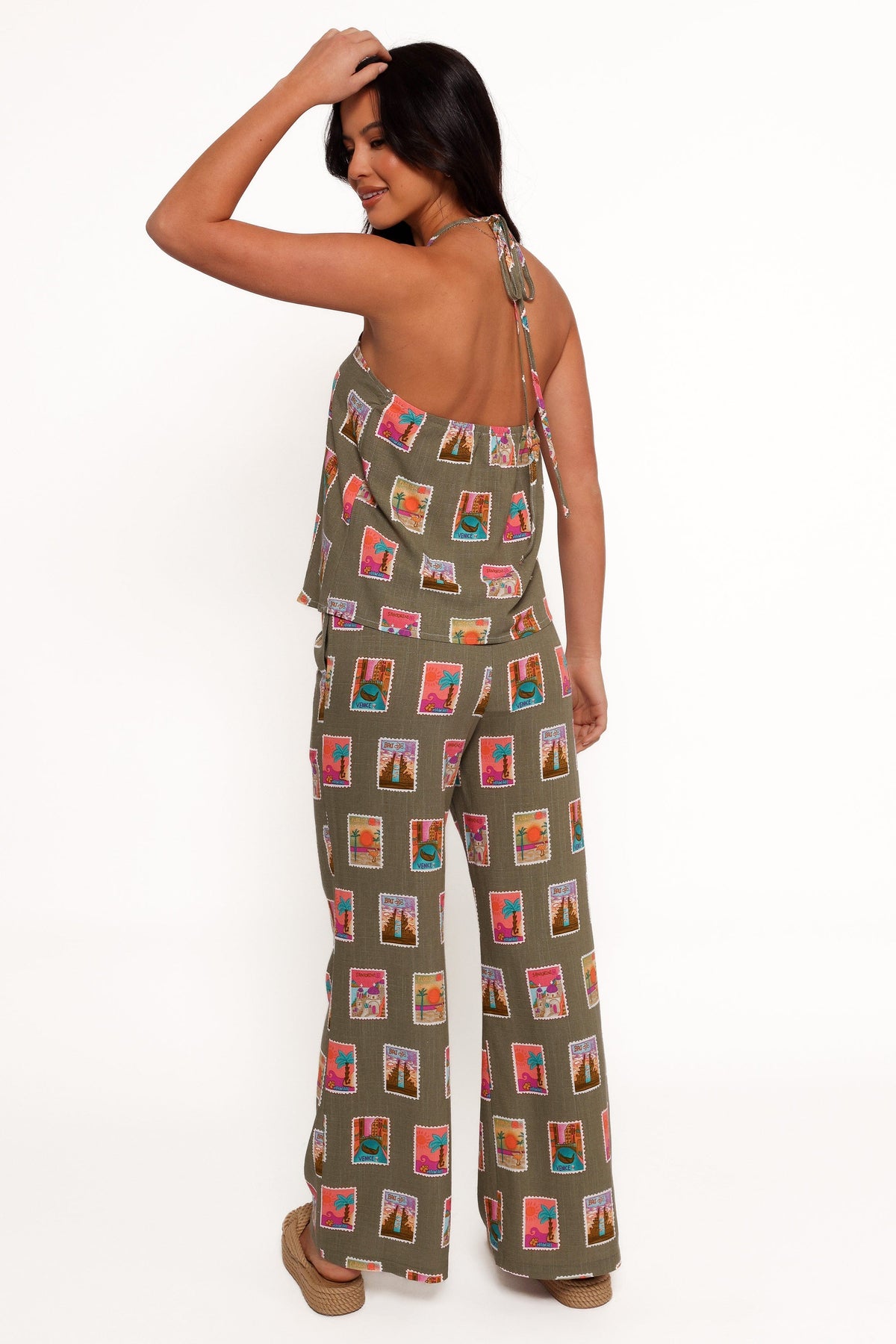 Petal and Pup USA BOTTOMS Hana Pants - Olive Print