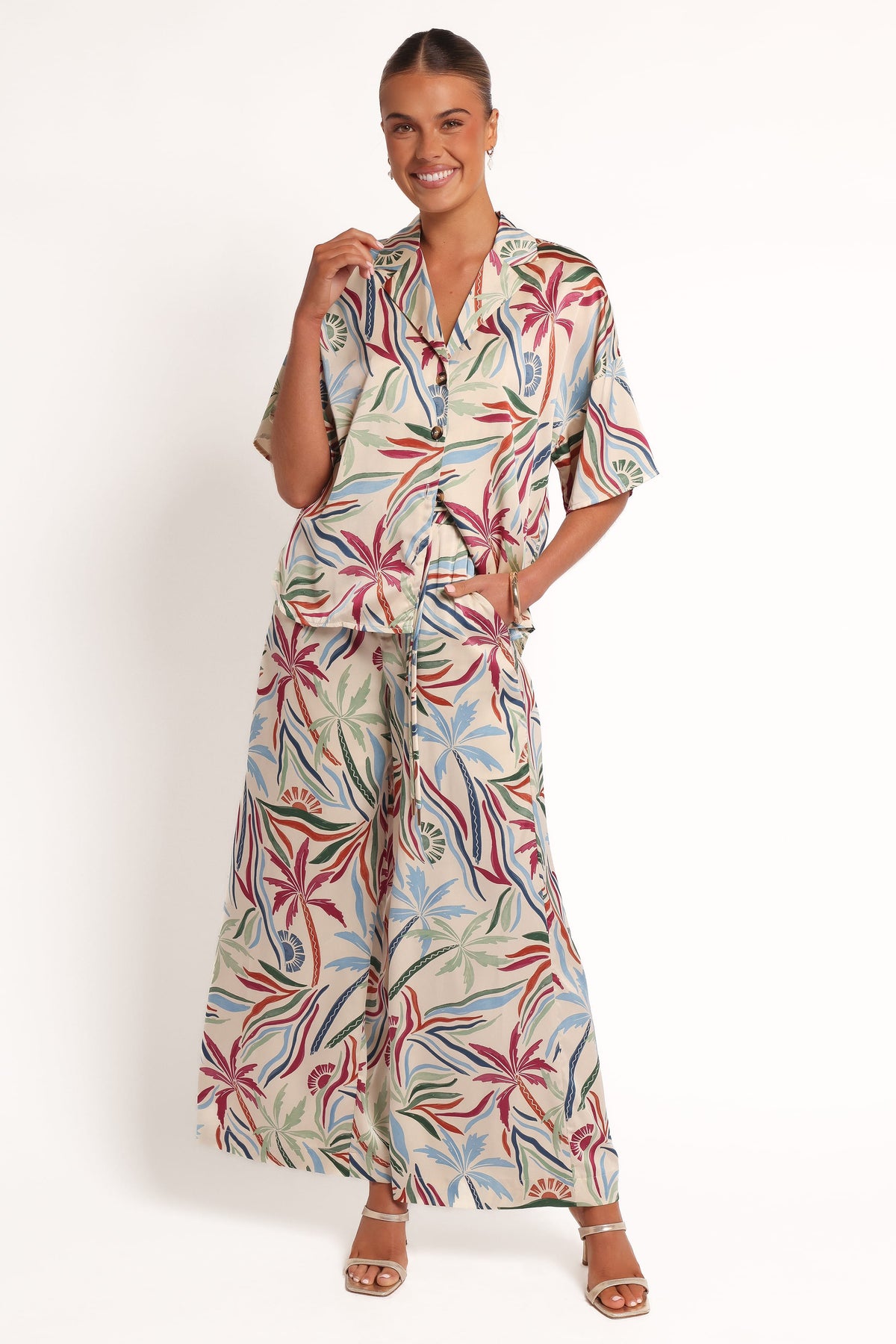 Petal and Pup USA BOTTOMS Illoura Pant - Tahitian Tide