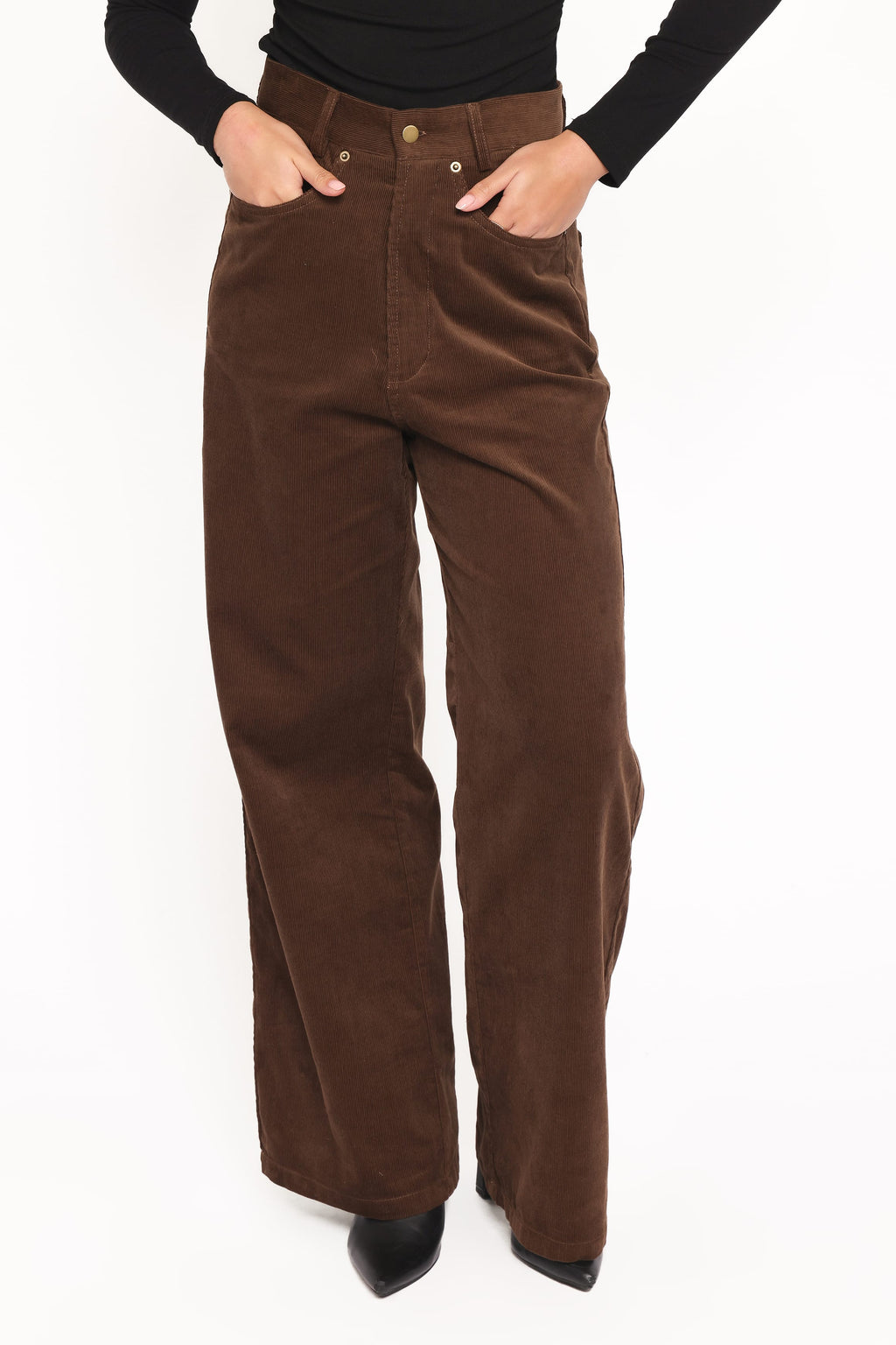 Petal and Pup USA BOTTOMS Jacob Corduroy Pant - Brown