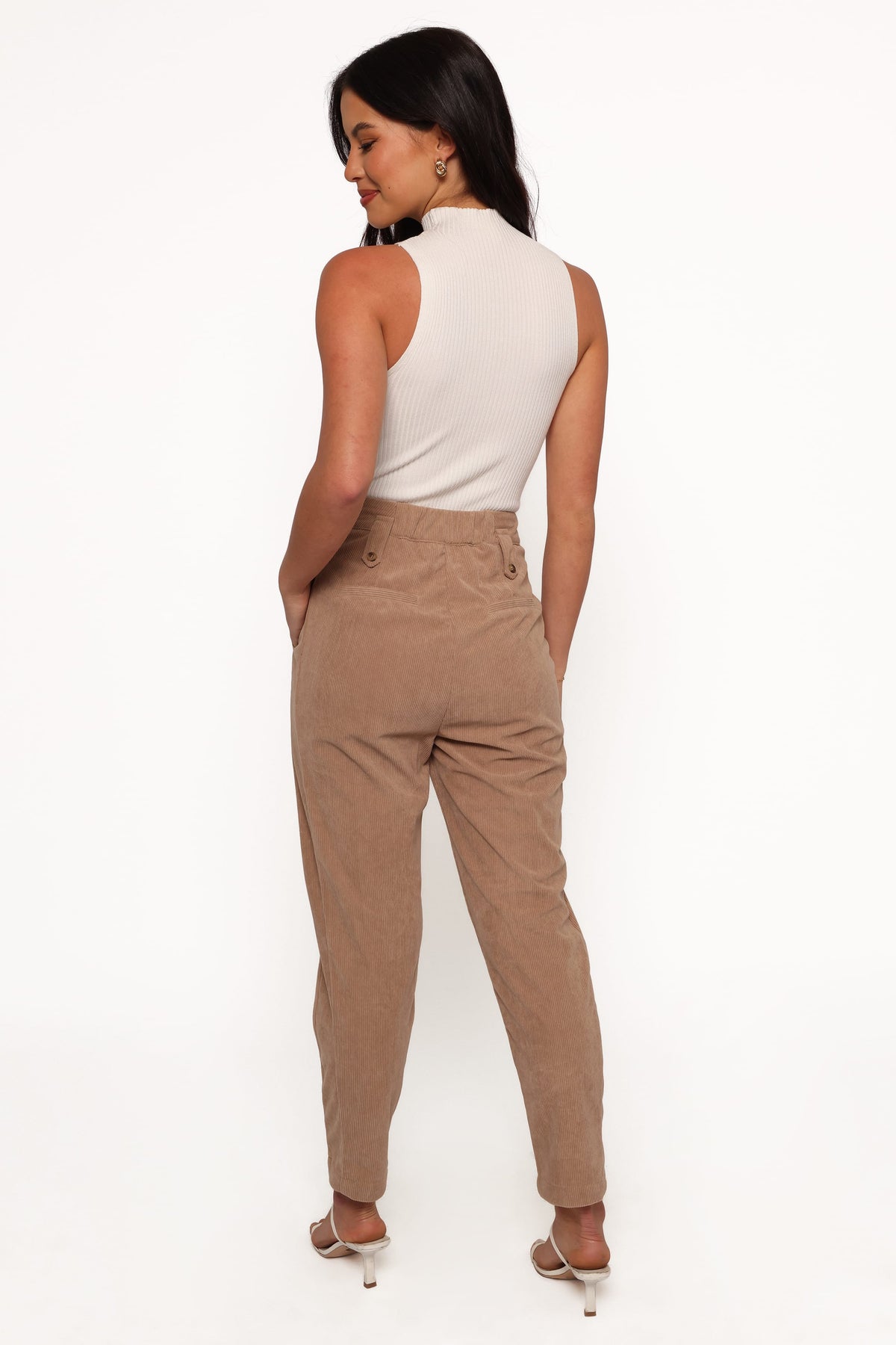 Petal and Pup USA BOTTOMS Jones Cord Pant - Brown (Hold for Rack)