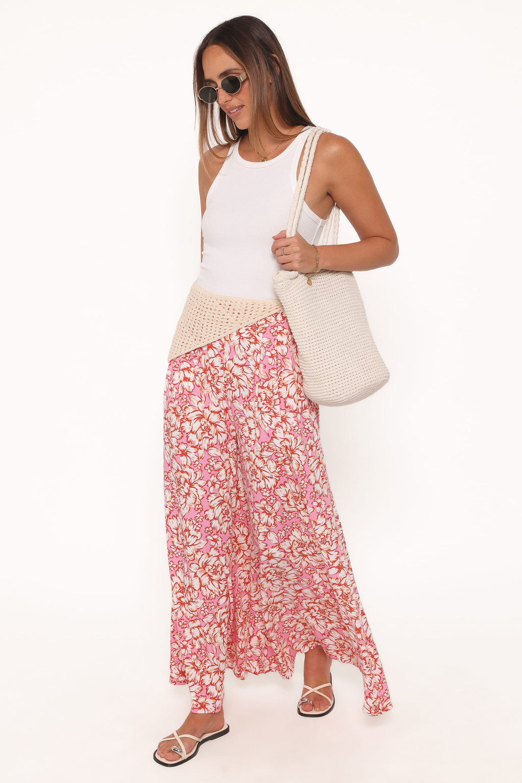 Petal and Pup USA BOTTOMS Lessie Pants - Pink Floral