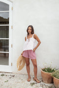 Petal and Pup USA BOTTOMS Libby Shorts - Red Gingham