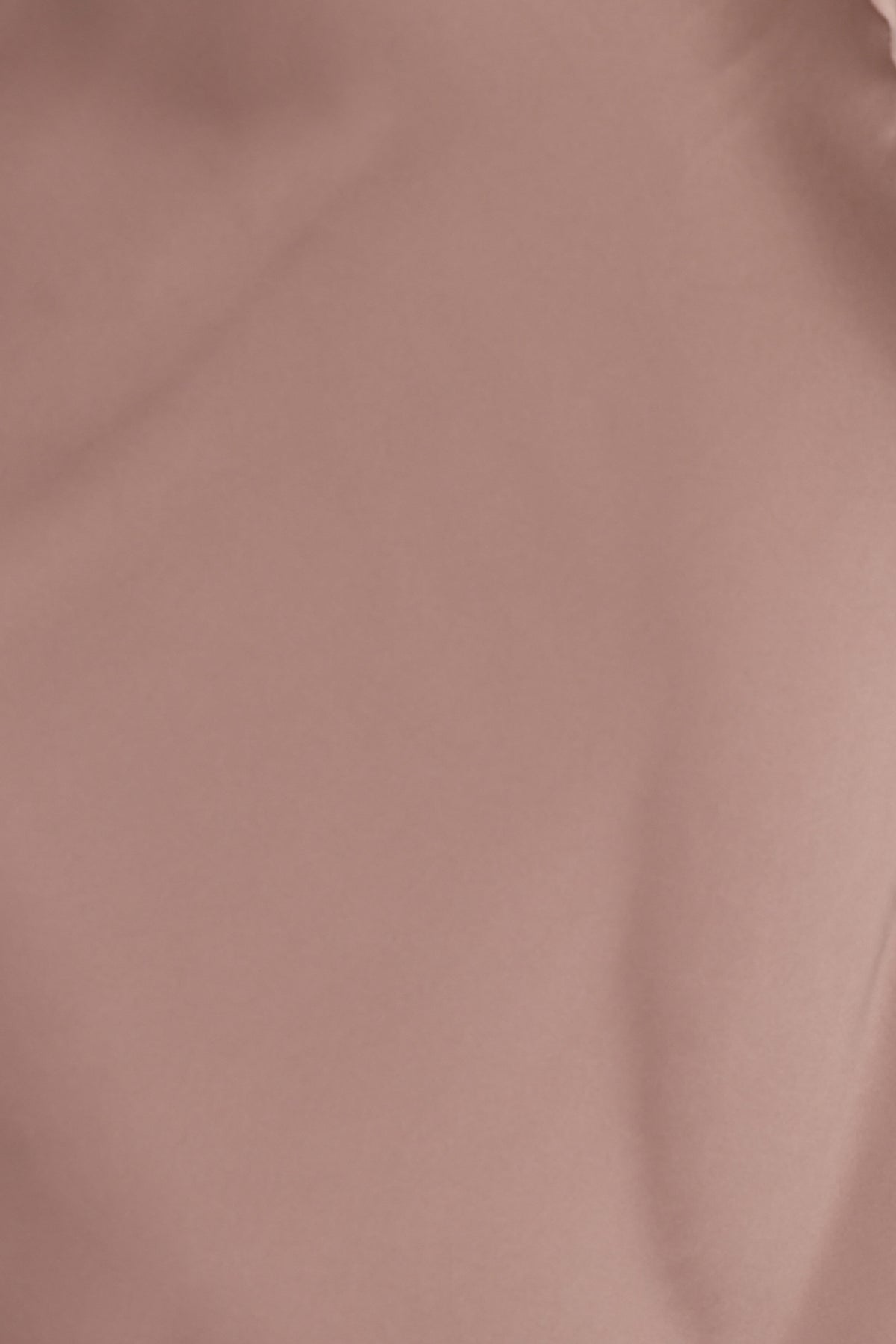 Petal and Pup USA BOTTOMS Nellie Satin Midi Skirt - Mocha Brown