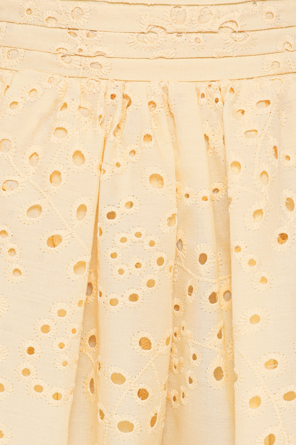 Petal and Pup USA BOTTOMS Regina Eyelet Flowy Short - Butter Yellow