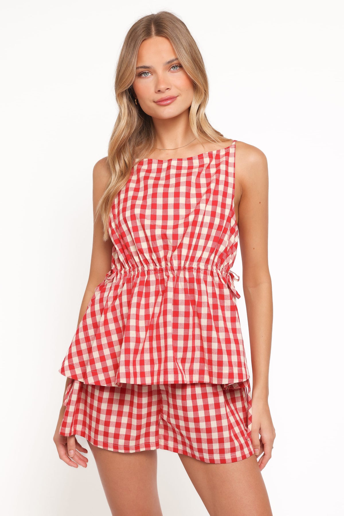 Petal and Pup USA BOTTOMS Rory Shorts - Red Gingham