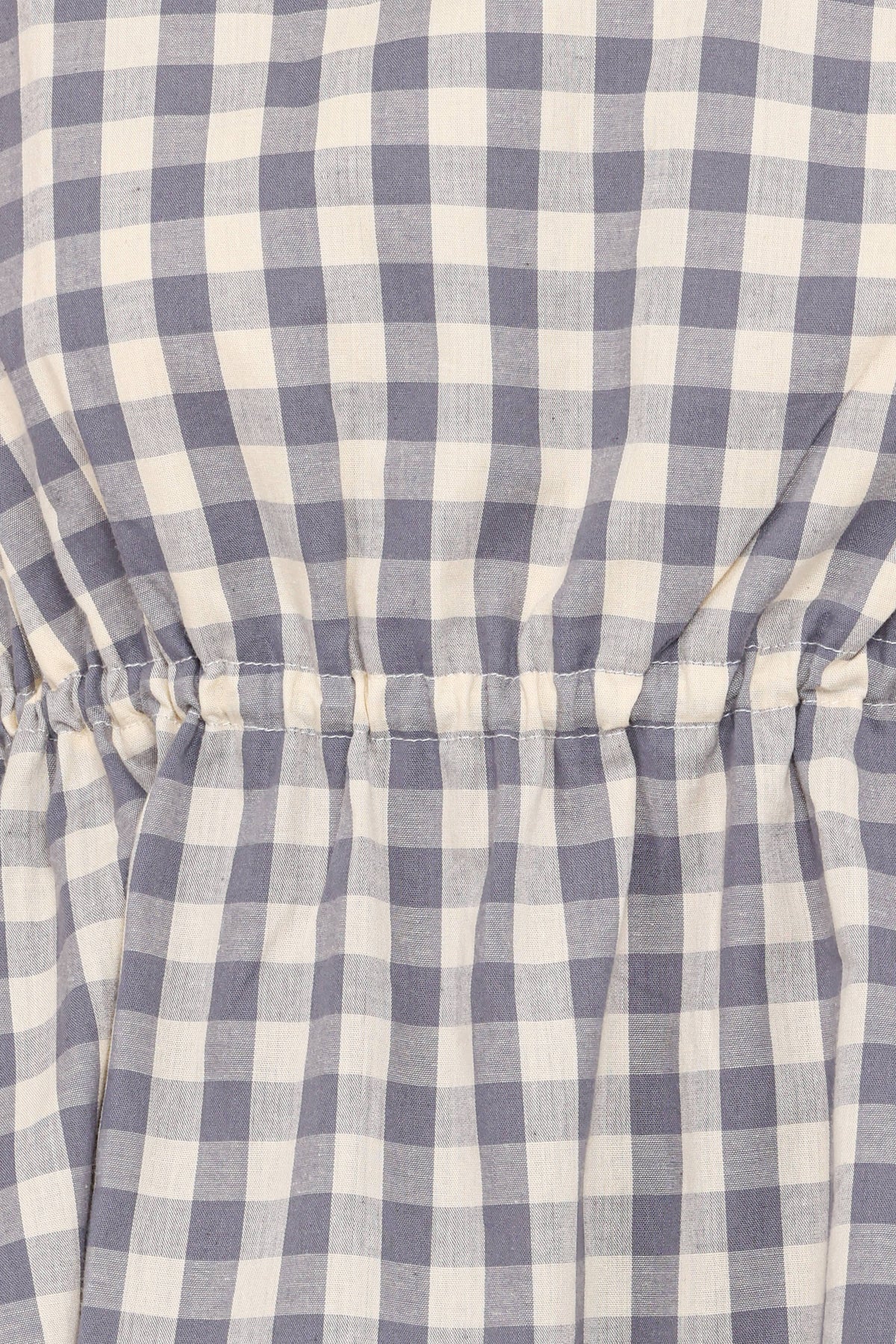Petal and Pup USA BOTTOMS Rory Shorts - Slate Blue Gingham