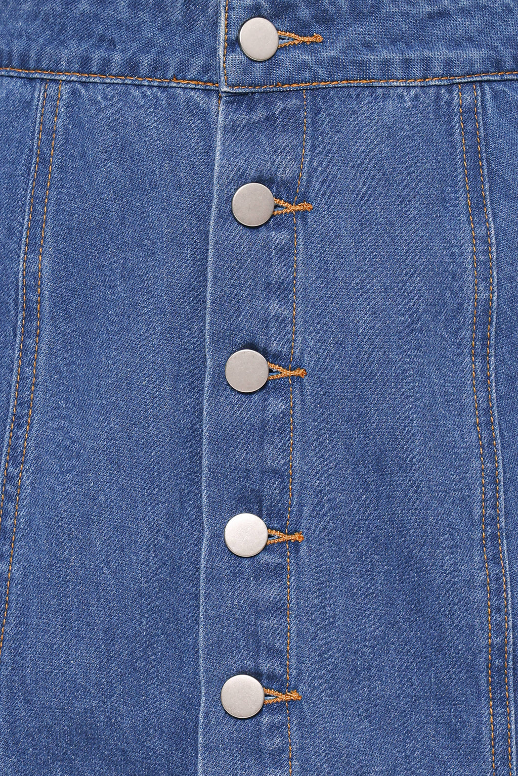 Petal and Pup USA BOTTOMS Sara Button Front Denim Mini Skirt - Dark Wash