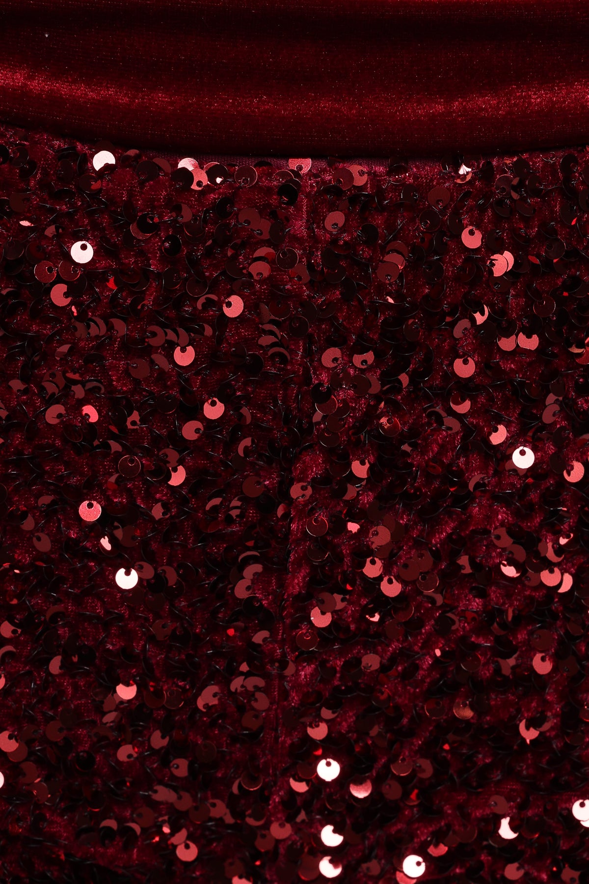 Petal and Pup USA BOTTOMS Scarlette Sequins Short - Burgundy