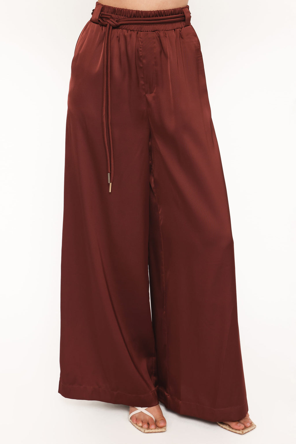 Petal and Pup USA BOTTOMS Vita Tailored Pant - Brown