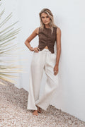 Petal and Pup USA BOTTOMS Wren Pant - Beige