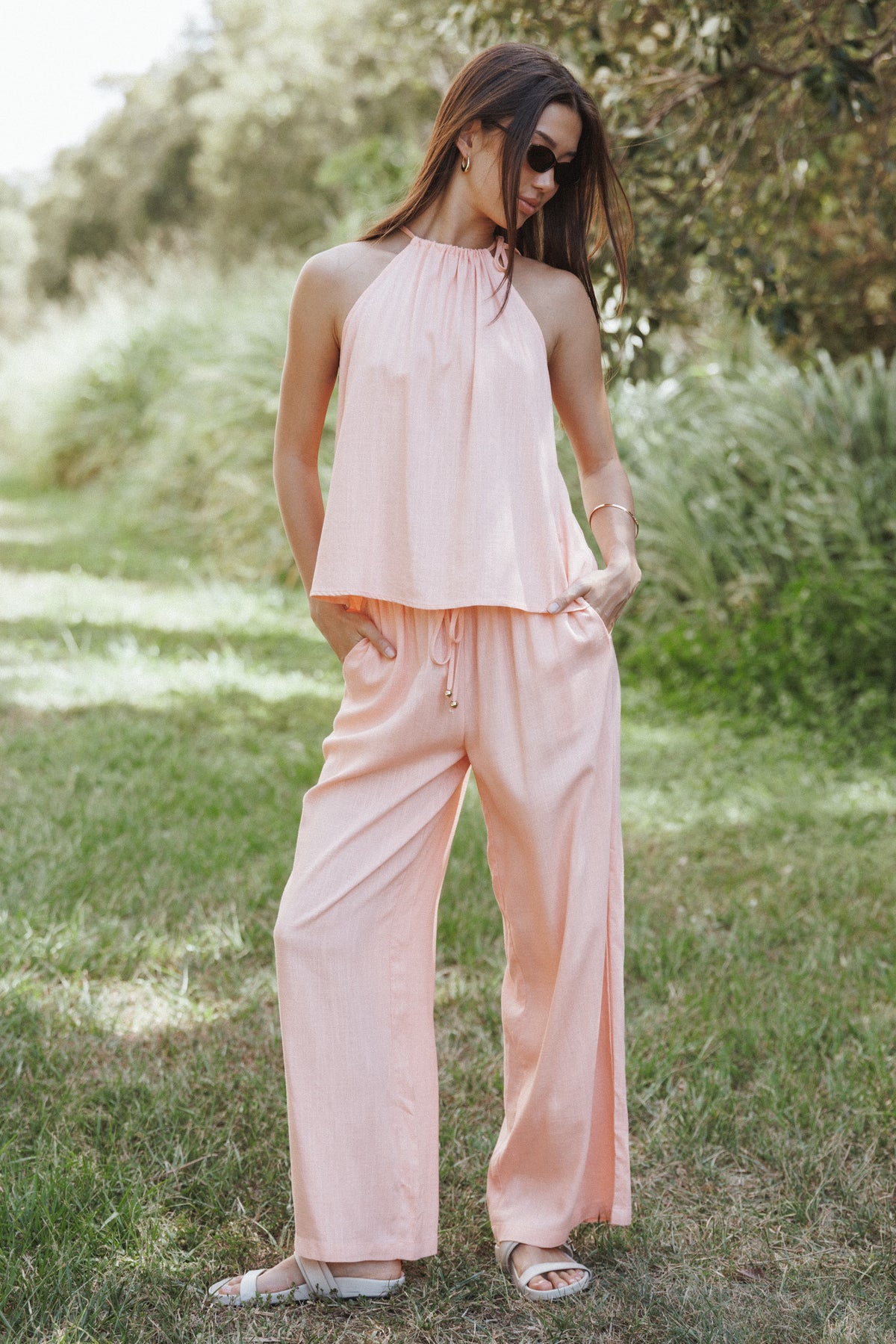 Petal and Pup USA BOTTOMS Wren Pant - Pink