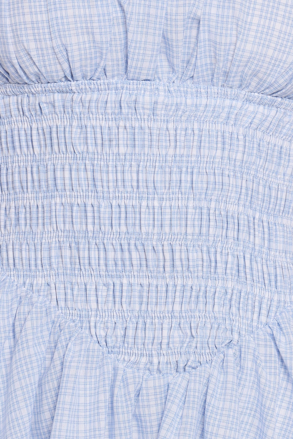 Petal and Pup USA DRESSES Ayla Mini Dress - Blue Gingham