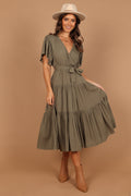 Petal and Pup USA DRESSES Barker Dress - Olive