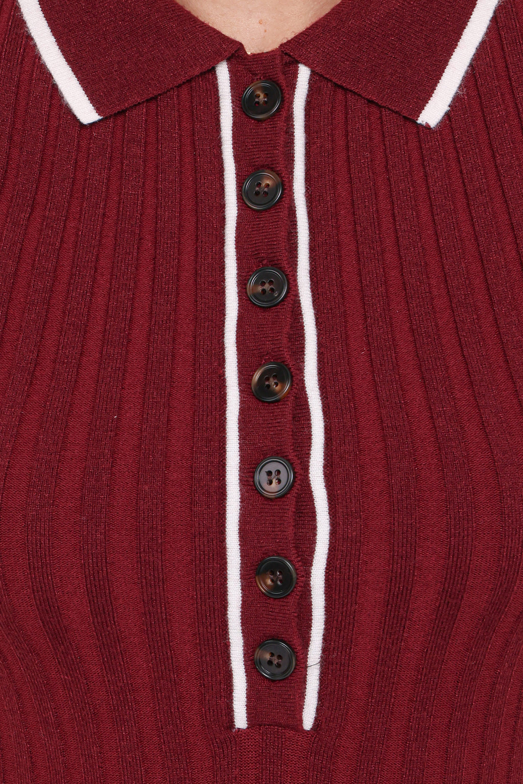 Petal and Pup USA DRESSES Conner Short Sleeve Knit Dress - Burgundy