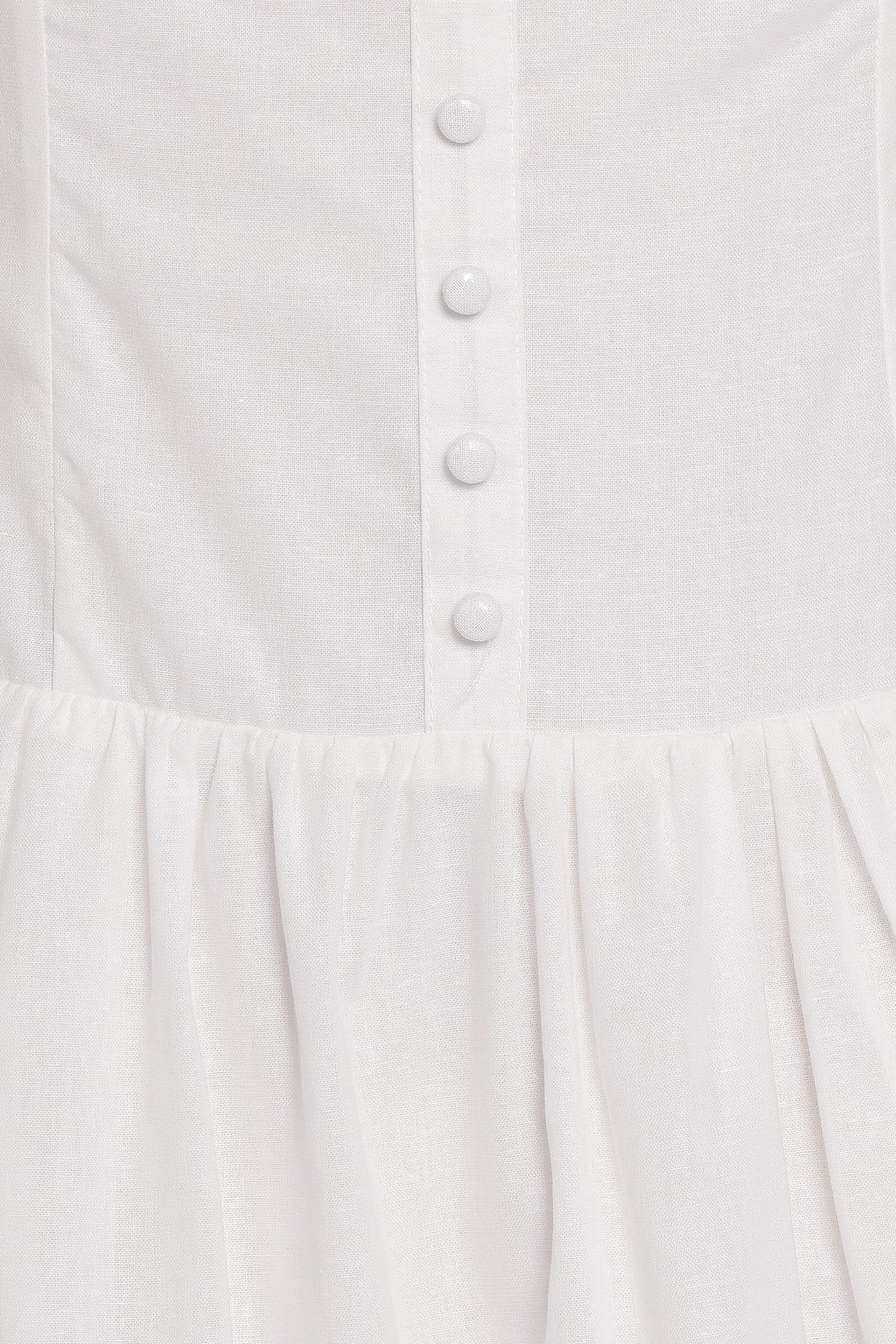 Petal and Pup USA DRESSES Evie Button Front Maxi Dress - White
