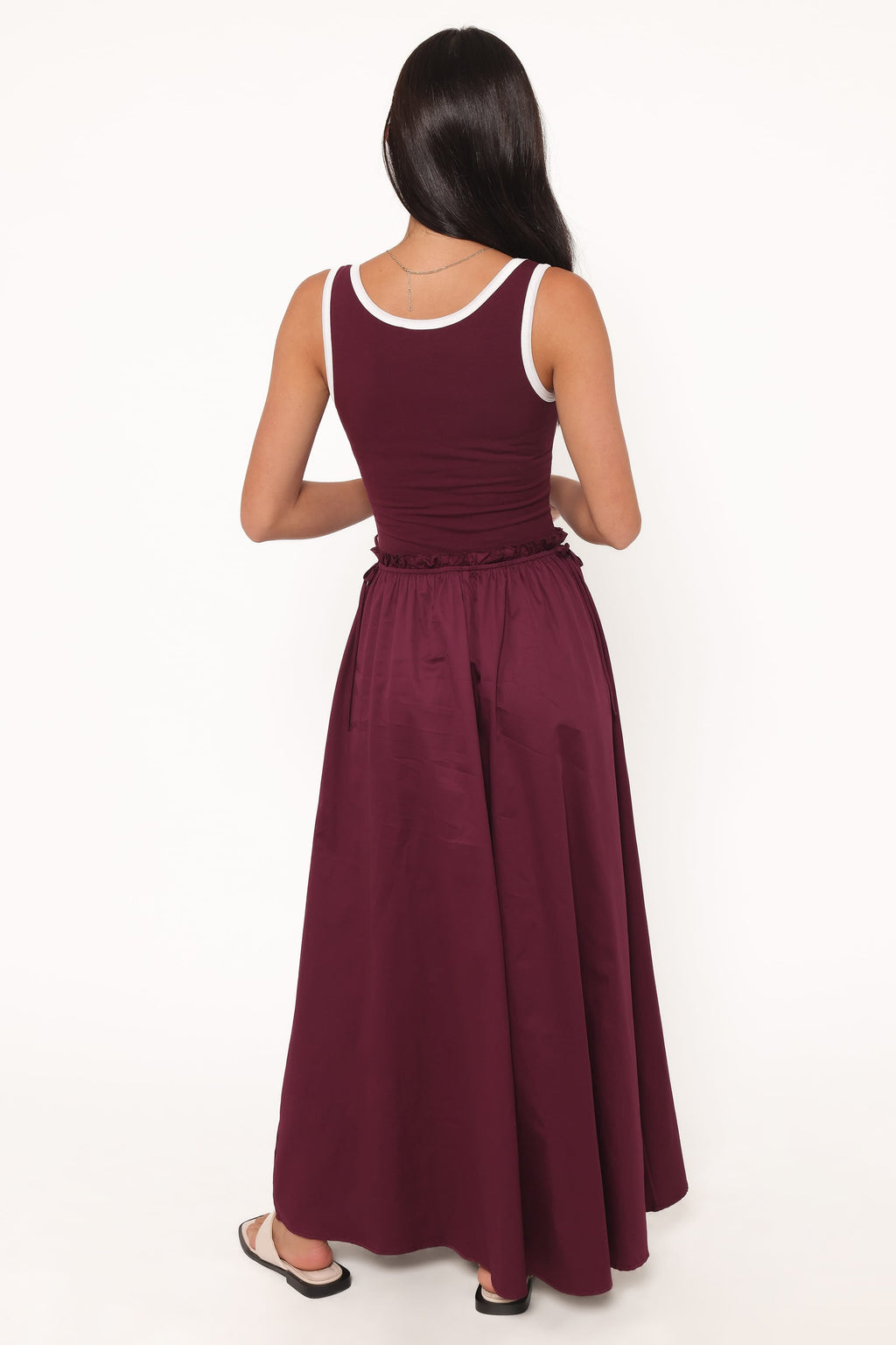 Petal and Pup USA DRESSES Finesse Maxi Dress - Burgundy