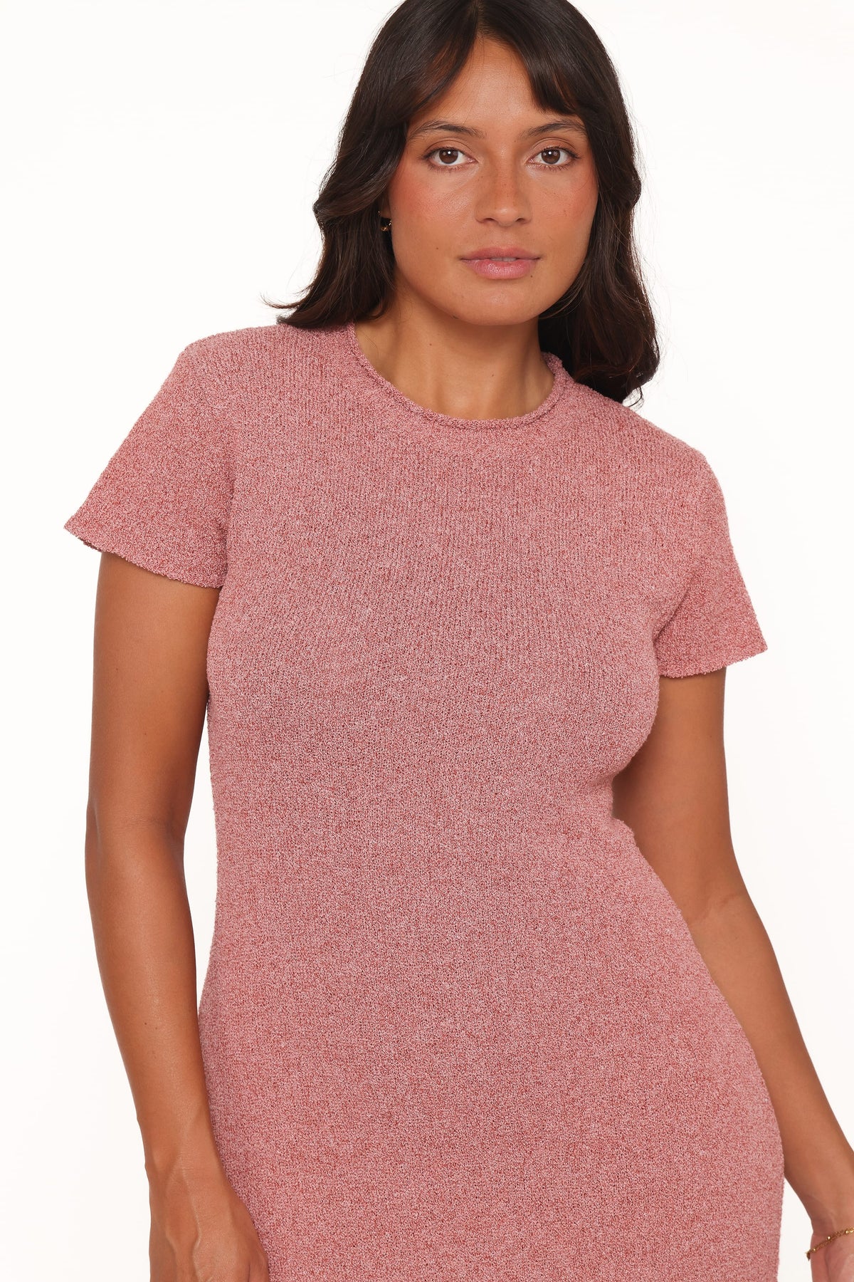 Petal and Pup USA DRESSES Lowell Knit Maxi Dress - Brick Red