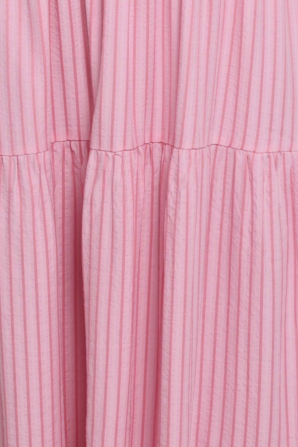 Petal and Pup USA DRESSES Maisie Strapless Midi Dress - Pink Stripe